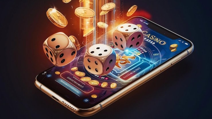 Antarmuka aplikasi d06 apk dengan meja dealer langsung dan menu sportsbook